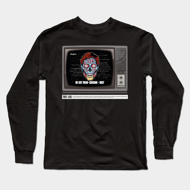 do not think Long Sleeve T-Shirt by redwane